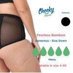 Fearless Bamboo - High waist Period Pants - Heavy Flow