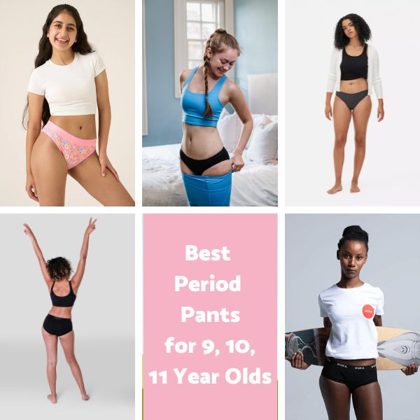 Best Period Pants for 9, 10, 11 Year Olds