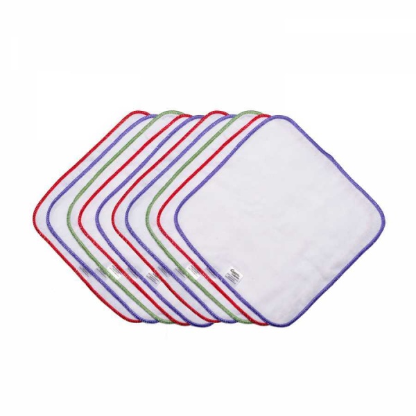 Cotton Reusable Intimate Wipes - Pack of 10