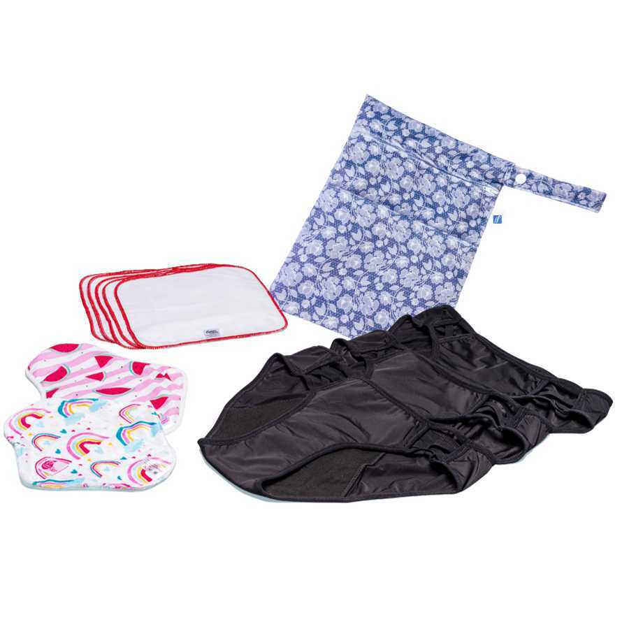 Keep it Simple Reusable Period Starter Kit (Kiss) - SASSY Pants