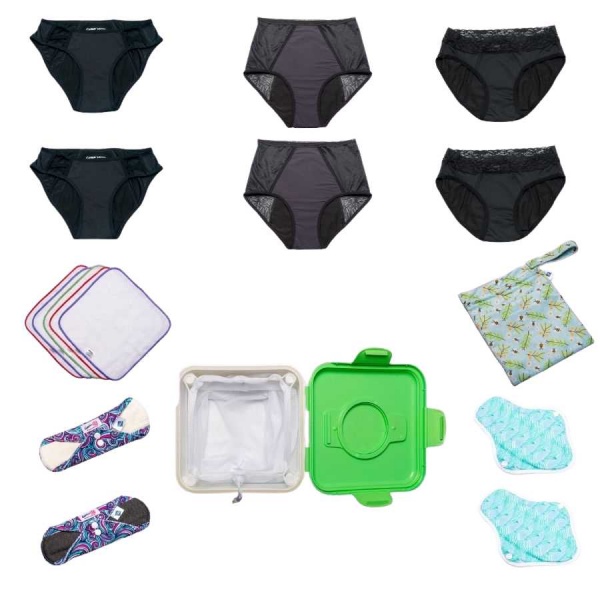 Reusable Incontinence Pads & Pants Bundle | Eco-friendly